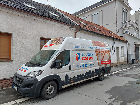 Izolace stropu rodinného domu v Poděbradech